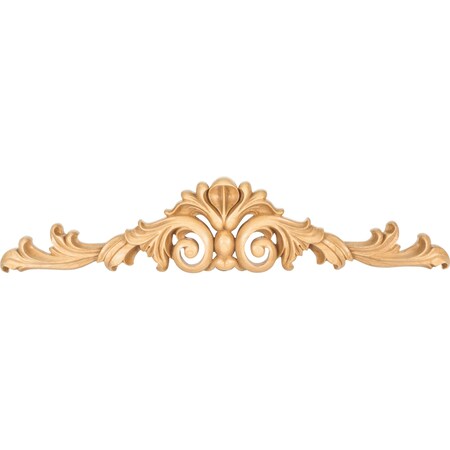 Hardware Resources 20" Wx1"Dx4-1/4"H Alder Acanthus Onlay ONL-10-20-ALD